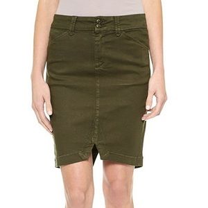 Joe's Academy Pencil Skirt - military green